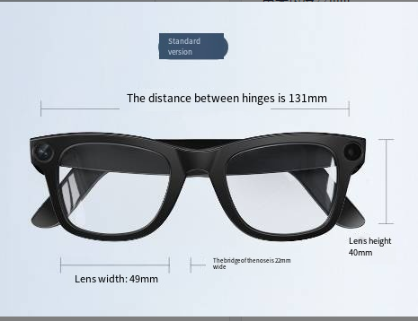 Gafas Inteligentes con Cámara IA | Vídeo HD, Traducción y Llamadas