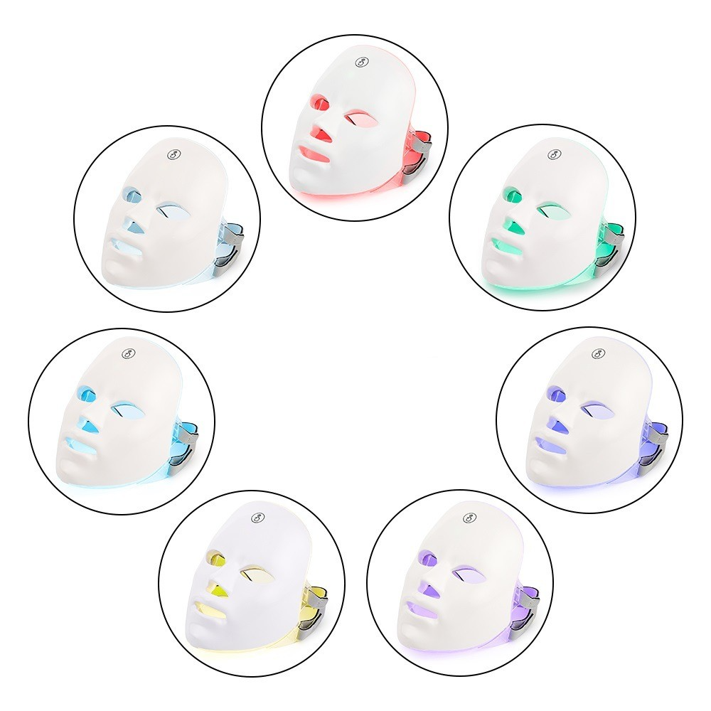 Dispositivo Facial de Rejuvenecimiento con Luz LED – Terapia Multicolor Anti-edad