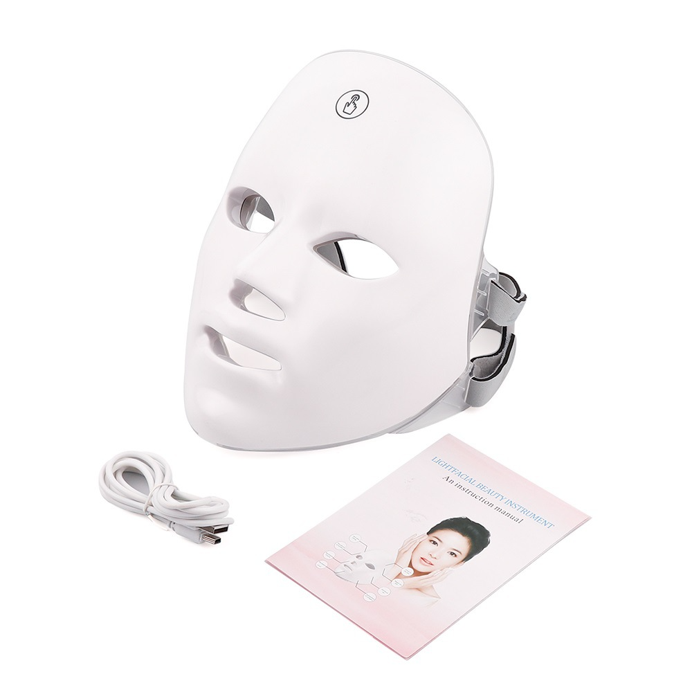 Dispositivo Facial de Rejuvenecimiento con Luz LED – Terapia Multicolor Anti-edad