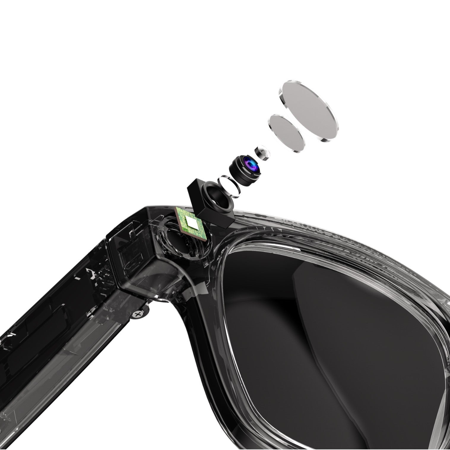 Gafas Inteligentes con Cámara IA | Vídeo HD, Traducción y Llamadas