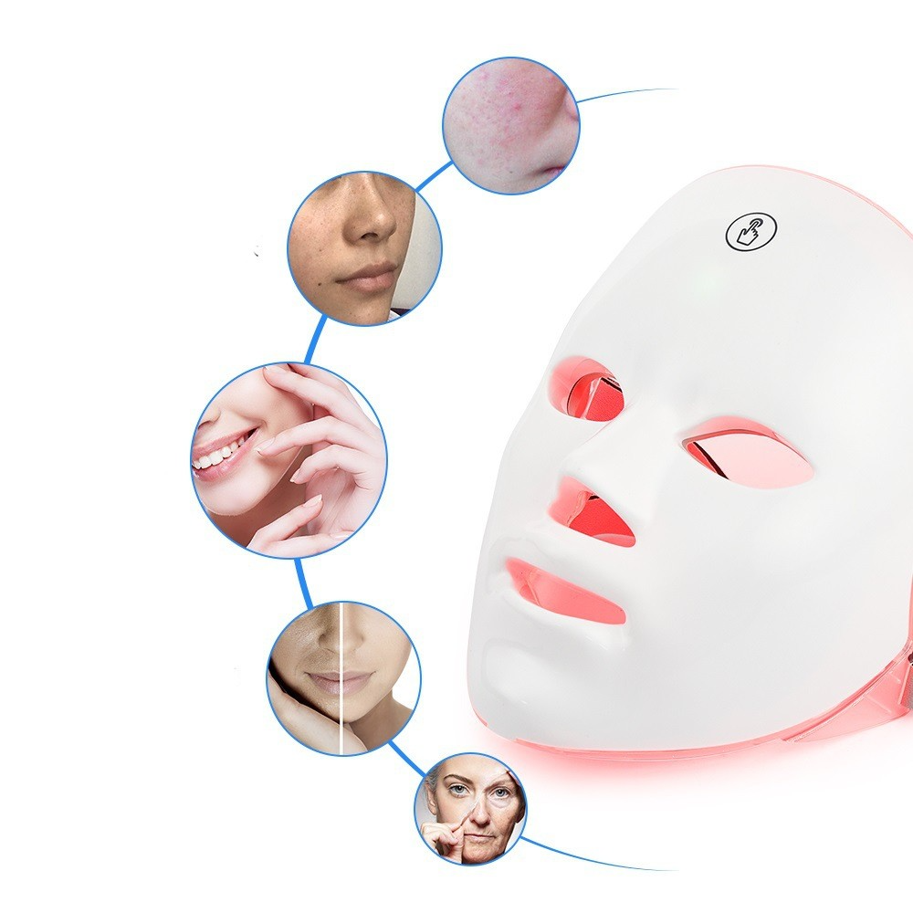Dispositivo Facial de Rejuvenecimiento con Luz LED – Terapia Multicolor Anti-edad