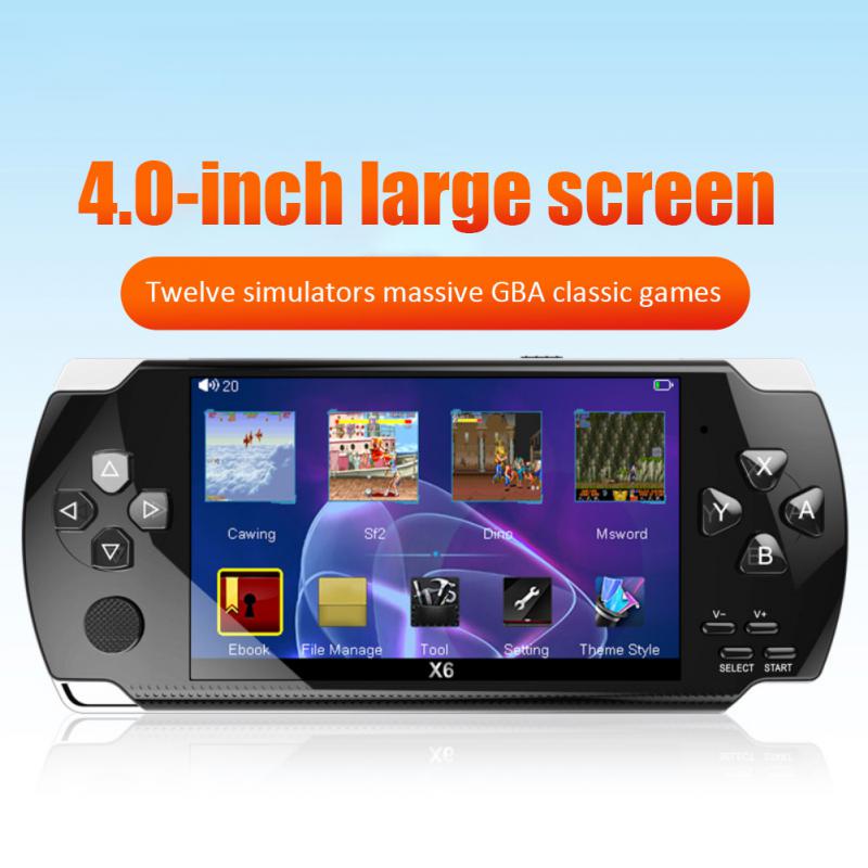 Consola de Videojuegos Portátil X6 | 1500 Juegos Clásicos Incluidos