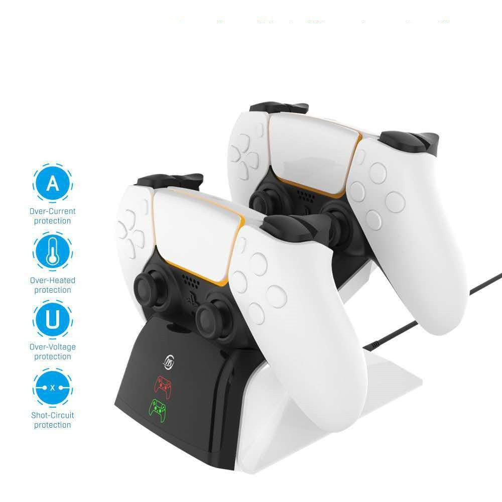 Base de Carga Dual para Mandos PS5 | Carga Rápida y Compacta