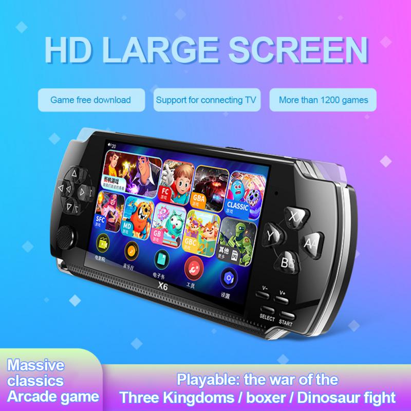 Consola de Videojuegos Portátil X6 | 1500 Juegos Clásicos Incluidos